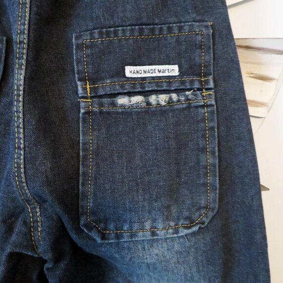🎄New Handmade Martin Jeans High Rise Wide Leg Size Medium - Picture 12 of 14